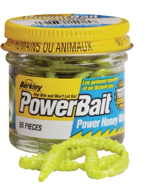 Berkley Berkley PowerBait Power Honey Worm Soft Bait Yellow