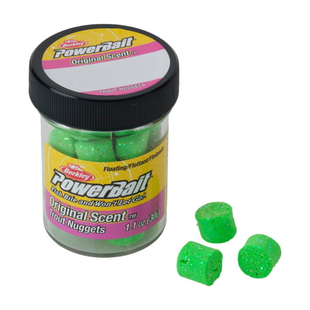 Berkley Berkley PowerBait Power Nuggets Spring Green Glitter