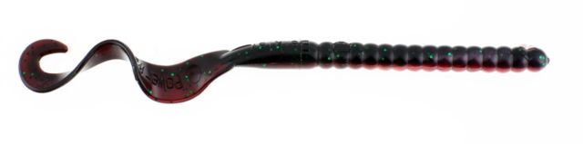 Berkley PowerBait Power Worm Lure 7in. Red Shad Green Glitter 178935