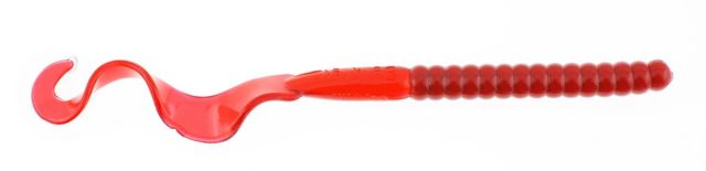 Berkley PowerBait Power Worm Lure 7in. Strawberry Glitter Red 178937