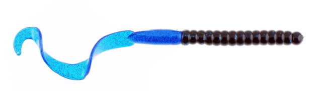 Berkley Berkley PowerBait Power Worms Soft Bait 7in 13 Pack Black/Blue