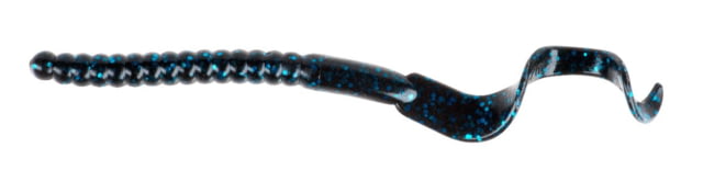 Berkley Berkley PowerBait Power Worms Soft Bait 7in 13 Pack Black Blue Fleck
