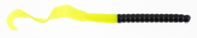 Berkley Berkley PowerBait Power Worms Soft Bait 7in 13 Pack Black/Chartreuse