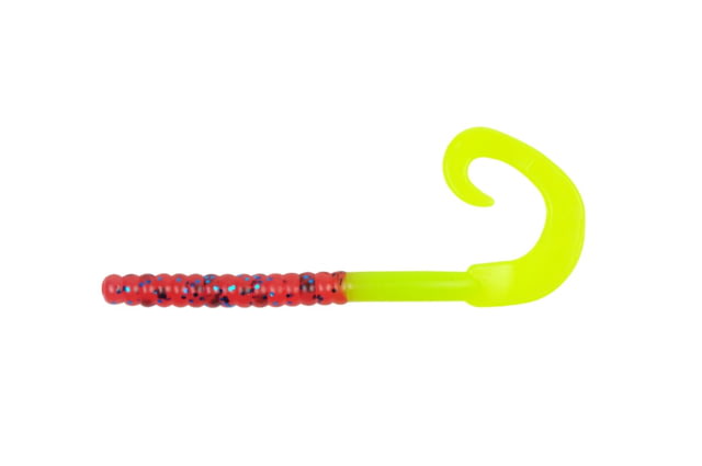 Berkley Berkley PowerBait Power Worms Soft Bait 7in 13 Pack Plum/Chartreuse
