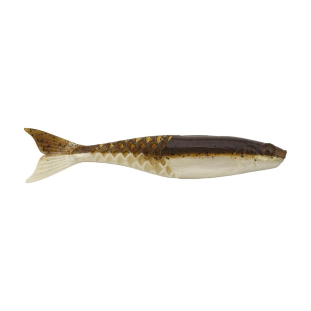 Berkley Berkley PowerBait PowerStinger Soft Bait 4.5in 5 Pack Green Pumpkin Pearl White