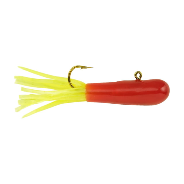 Berkley PowerBait Pre-rigged Atomic Tube 1/16oz 5 Pack Red Chartreuse