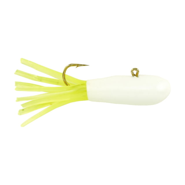 Berkley PowerBait Pre-rigged Atomic Tube 1/32oz 5 Pack White Chartreuse
