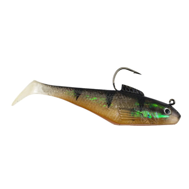 Berkley Berkley PowerBait Pre-Rigged Swim Shad Soft Bait 3in 5 Pack Perch