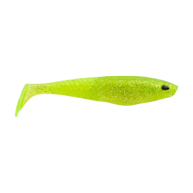 Berkley Berkley PowerBait Saltwater CullShad Soft Bait Lures 4in 4 Pack Chartreuse Silver Flash