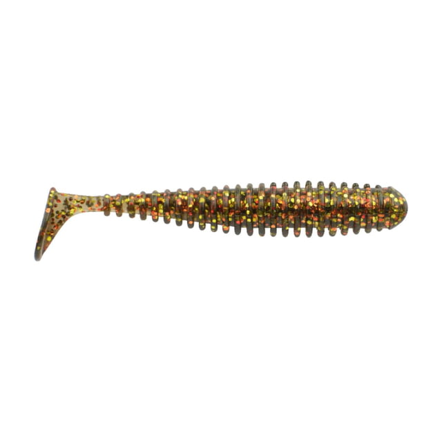 Berkley Berkley PowerBait Saltwater Power Swimmer Soft Bait Lures 4.3in 6 Pack Dark Night
