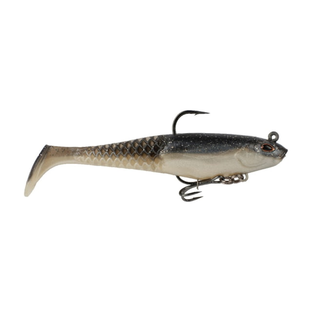 Berkley Berkley PowerBait Saltwater Pre-Rigged Cullshad Soft Bait 6in Black Shad