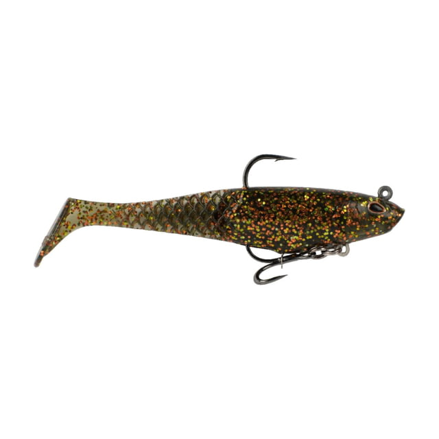 Berkley Berkley PowerBait Saltwater Pre-Rigged Cullshad Soft Bait 6in Dark Night