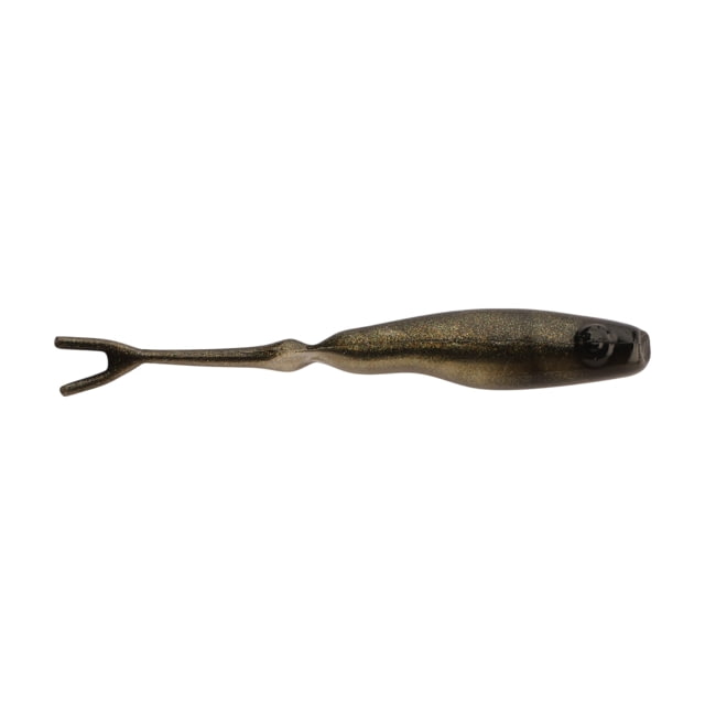 Berkley PowerBait Snake-Tongue Minnow Soft Bait 1 1/2in / 4cm Black Gold