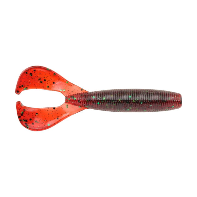 Berkley Berkley PowerBait The Boss Grub Soft Bait 3in 9 Pack Redbug