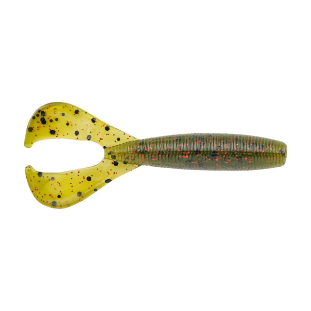 Berkley Berkley PowerBait The Boss Grub Soft Bait 4in 8 Pack Watermelon Red
