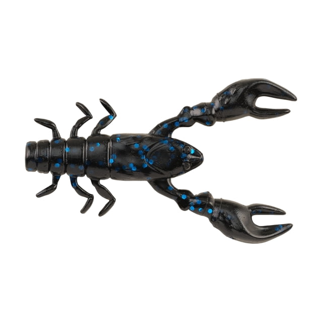 Berkley PowerBait The Champ Craw Soft Bait 2 1/2in / 6.5cm Black Blue Fleck