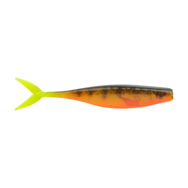 Berkley Berkley PowerBait The Champ Minnow Soft Bait Lures 2.5in 10 Pack HD Fire Perch