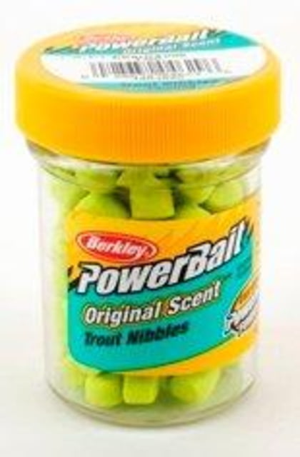 Berkley PowerBait Trout Nibbles Dough Chartreuse