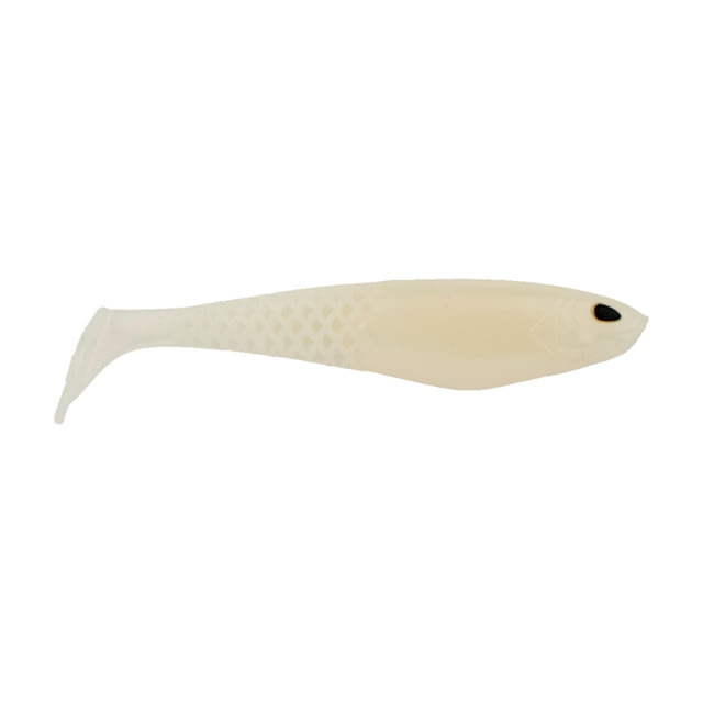 Berkley Berkley PowerBait Unrigged CullShad Soft Bait 6in 2 Pack Albino