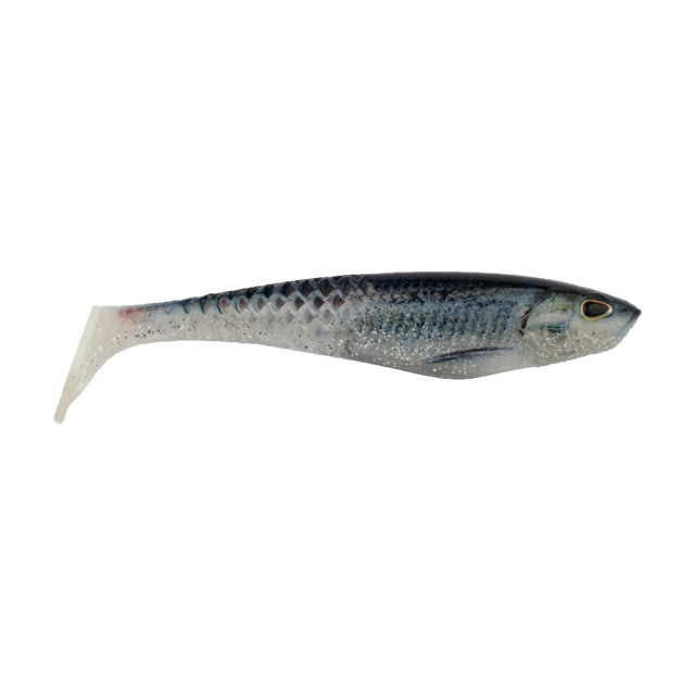 Berkley Berkley PowerBait Unrigged CullShad Soft Bait 6in 2 Pack HD Ghost Gizzard
