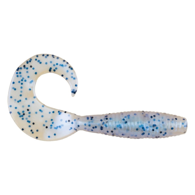 Berkley Berkley PowerBaits Power Grubs Grub 10 4in Blue Pearl Salt and Pepper