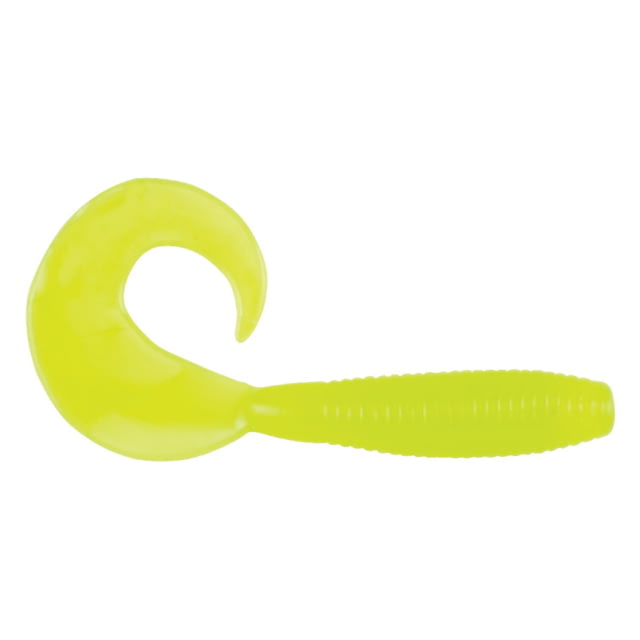 Berkley Berkley PowerBaits Power Grubs Grub 10 4in Milky Chartreuse