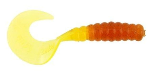 Berkley Berkley PowerBaits Power Grubs Grub 20 2in Natural Chartreuse