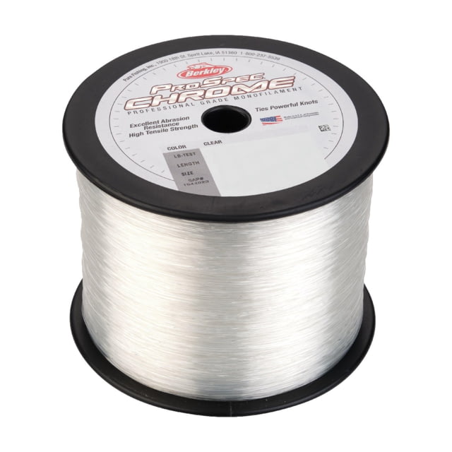 Berkley Berkley ProSpec Chrome Monofilament Line 0.016in/0.40mm 16lb/7.2kg 1000yd/914m Clear 0.016 in/0.40 mm
