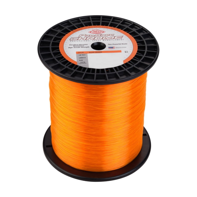 Berkley ProSpec Chrome Monofilament Line 0.030in/0.76mm 50lb/22.6kg 3000yd/2743m Blaze Orange