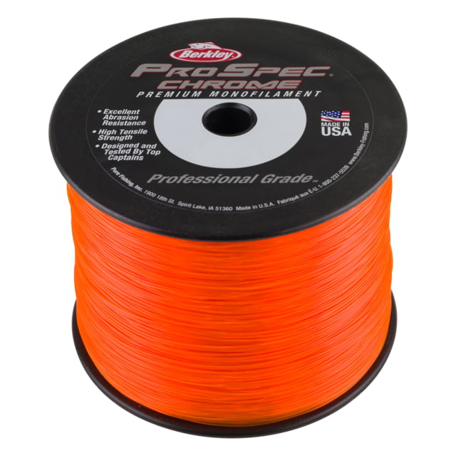 Berkley Berkley ProSpec Chrome Monofilament Line 0.016in/0.40mm 16lb/7.2kg 1000yd/914m Blaze Orange 0.016 in/0.40 mm