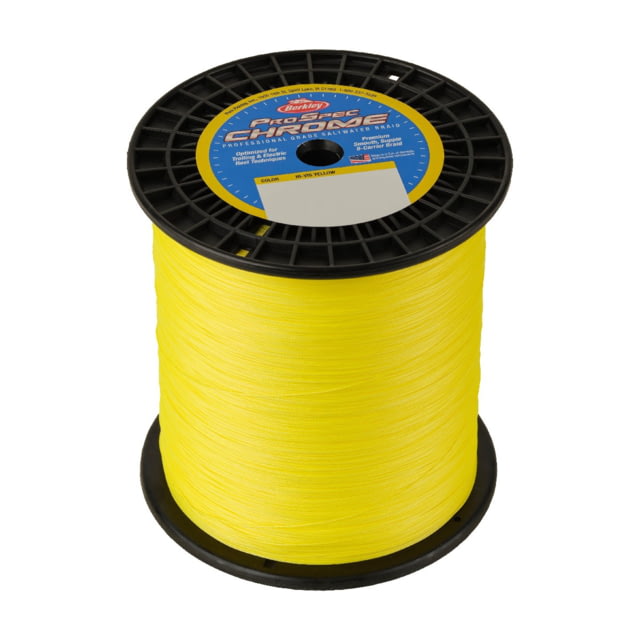 Berkley Berkley ProSpec Chrome Premium Braid Line 80lb 3000yd Hi-Vis Yellow 0.016 in/0.40 mm