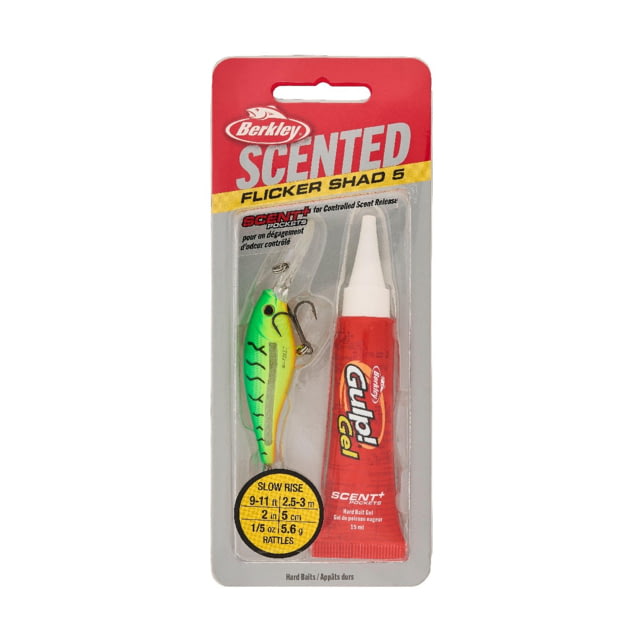 Berkley Berkley Scented Flicker Shad Hard Bait Crankbait Firetiger 5