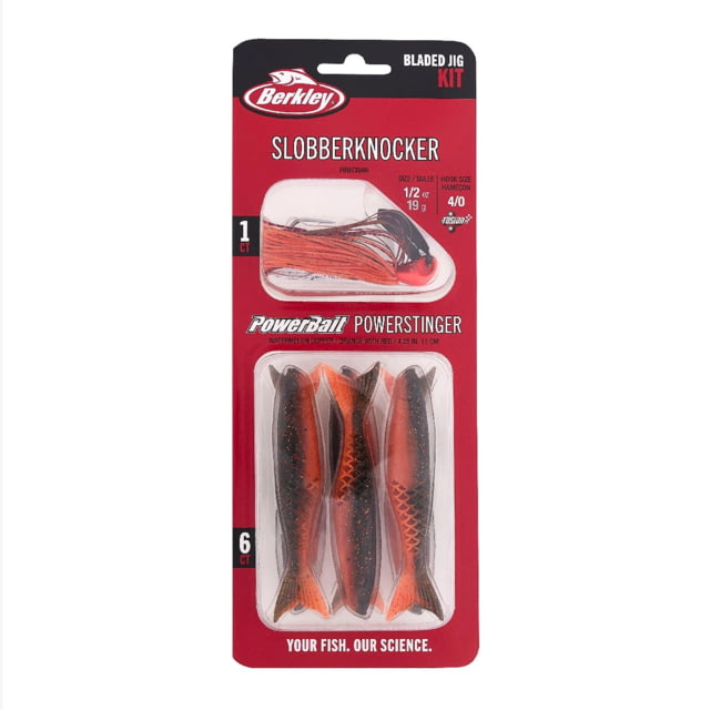 Berkley Berkley Slobberknocker And PowerStinger Kit 1/2oz 7 Pack Fire Craw