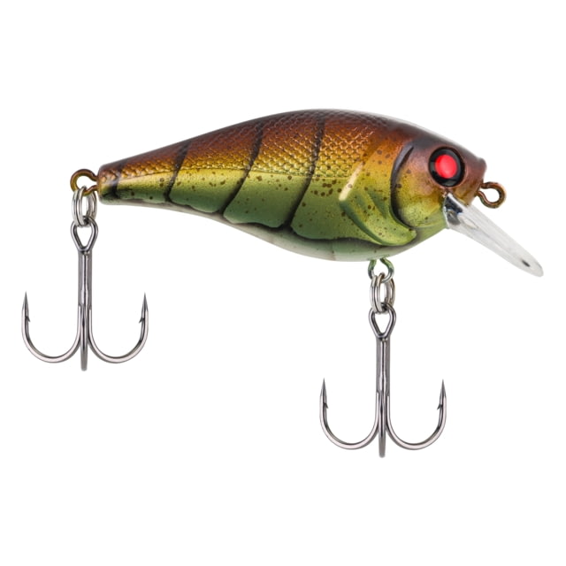 Berkley SquareBull Hard Bait Crankbait 3.5 1/4 oz 2in / 5cm 2ft-5ft / 0.6m-1.5m Hook Size 7 2 Hooks Vintage Craw