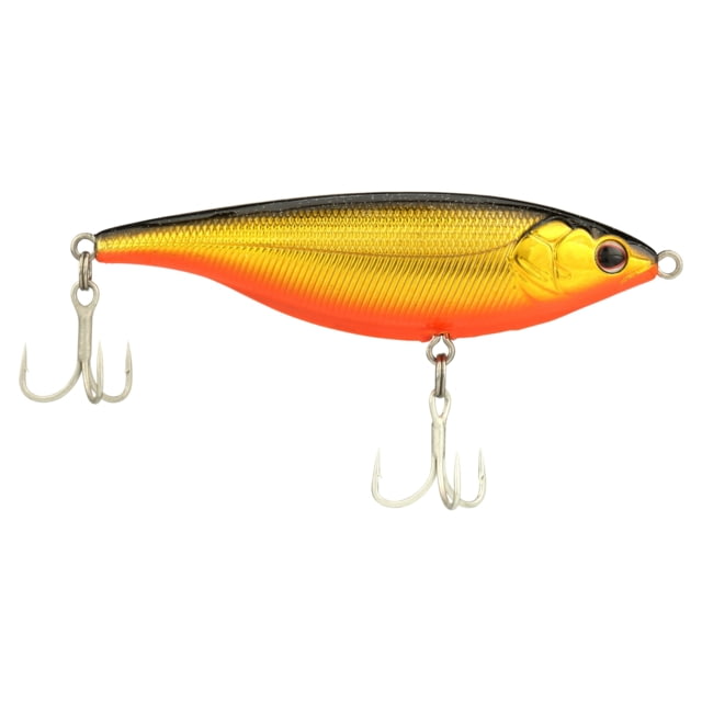 Berkley Stick Shadd Saltwater Hard Bait Twitchbait Saltwater 90 1/2 oz 90mm Less than 1ft / Less than 0.3m Hook Size 4 2 Hooks Black Gold