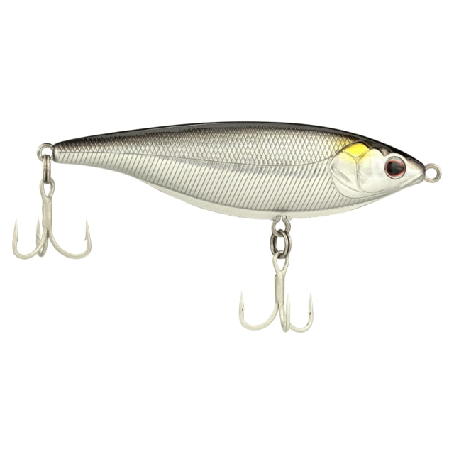 Berkley Stick Shadd Saltwater Hard Bait Twitchbait Saltwater 90 1/2 oz 90mm Less than 1ft / Less than 0.3m Hook Size 4 2 Hooks Black Silver