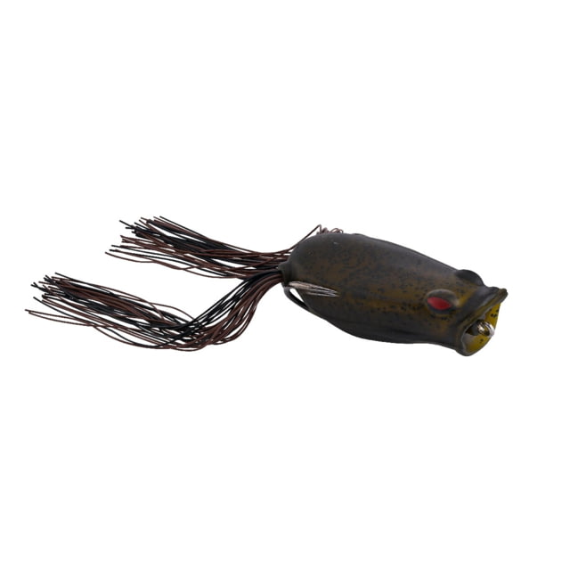 Berkley Berkley Swamp Lord Popping Hollow Body Frog Soft Bait Lures Green Pumpkin