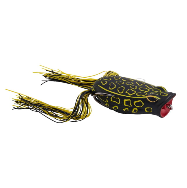 Berkley Berkley Swamp Lord Popping Hollow Body Frog Soft Bait Lures Voodoo Black