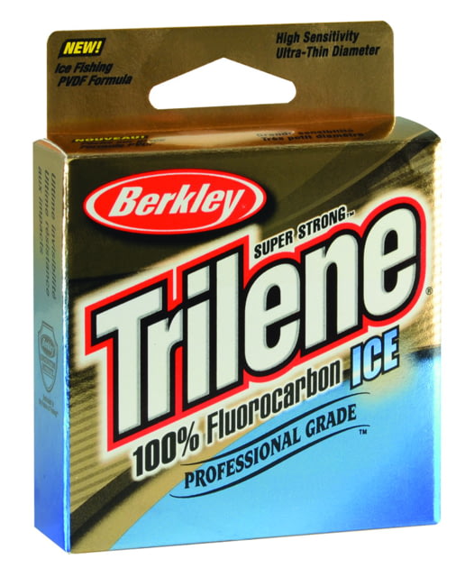 Berkley Trilene 100percent Fluorocarbon Ice Line 2Lb 75yd Clear