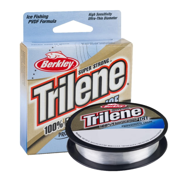 Berkley Berkley Trilene 100percent Fluorocarbon Ice Line 3Lb 75yd Clear 0.007 in/0.17 mm