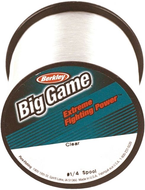 Berkley Trilene Big Game 1/4 lb Spool 40 lb 370 Yards Clear 176138