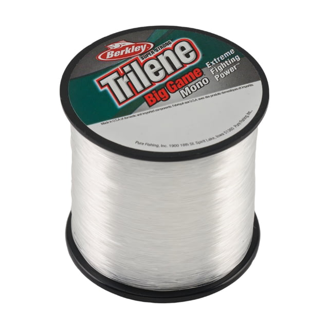 Berkley Berkley Trilene Big Game 1/4 lb Spool 60 lb 235 Yards Clear Clear 0.030 in/0.76 mm