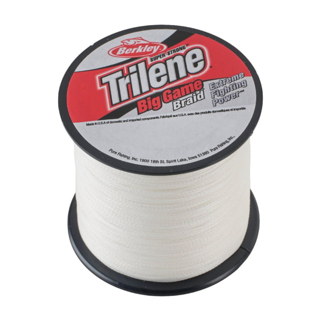 Berkley Berkley Trilene Big Game Braid Line 20lb Crystal 0.010 in/0.25 mm