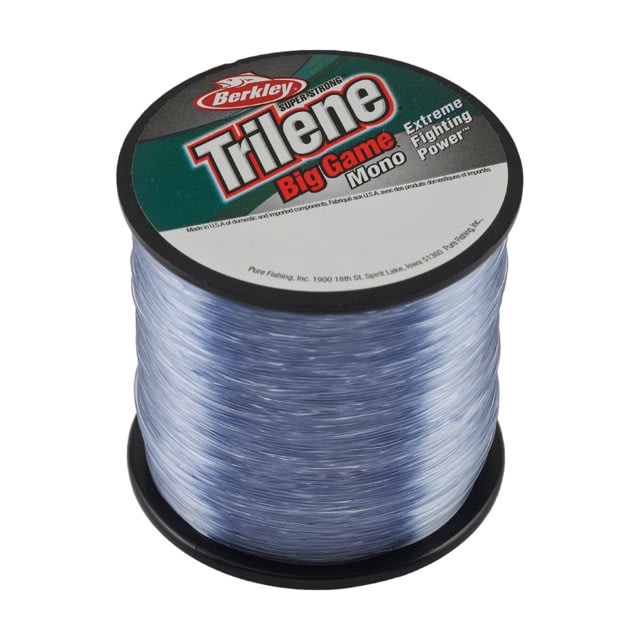 Berkley Berkley Trilene Big Game Mono 30lb 440yd Quarter Spool Steel Blue 0.022 in/0.55 mm