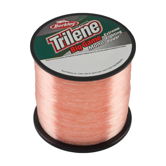 Berkley Berkley Trilene Big Game Mono 60lb 235yd Quarter Spool Pink Coral 0.030 in/0.76 mm