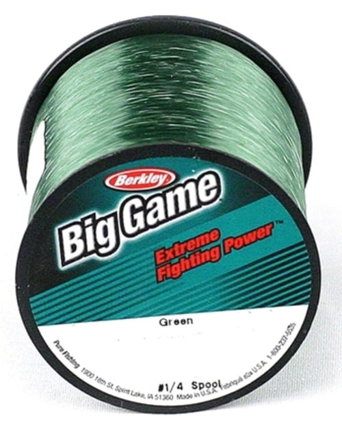 Berkley Trilene Big Game Mono 8lb 1700yd Quarter Spool Green