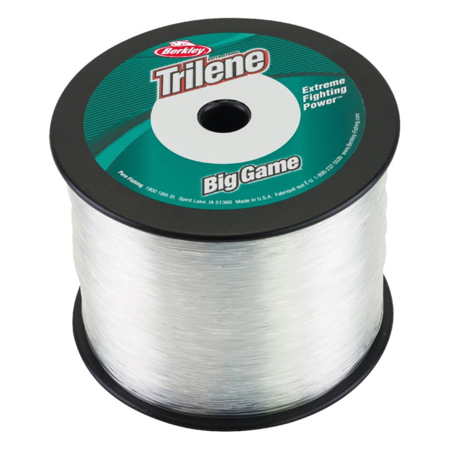 Berkley Berkley Trilene Big Game Monofilament Bulk Spool 50lb 1090yd Clear 0.028 in/0.71 mm