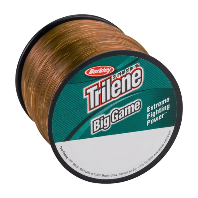 Berkley Berkley Trilene Big Game Monofilament Quarter Pound Spool 12lb 1175yd Coastal Brown 0.014 in/0.35 mm