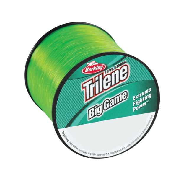 Berkley Berkley Trilene Big Game Monofilament Quarter Pound Spool 12lb 1175yd Solar Collector 0.014 in/0.35 mm