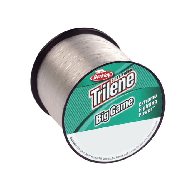 Berkley Berkley Trilene Big Game Monofilament Quarter Pound Spool 50 lb 275 yd Clear 0.028 in/0.71 mm